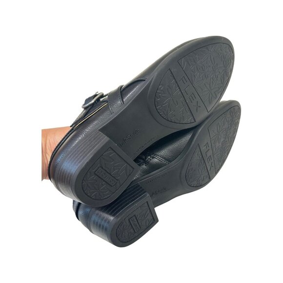 LifeStride Velocity 2.0 Adley Women Black Faux Leather Ankle Booties SZ 6.5M - Picture 6 of 13